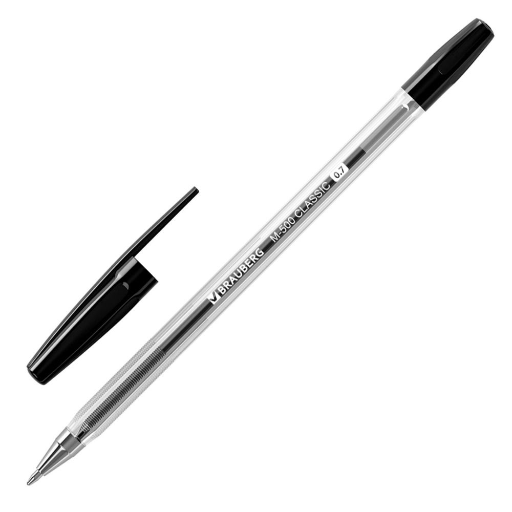 

Ручка шариковая BRAUBERG M-500 CLASSIC черная 50 шт
