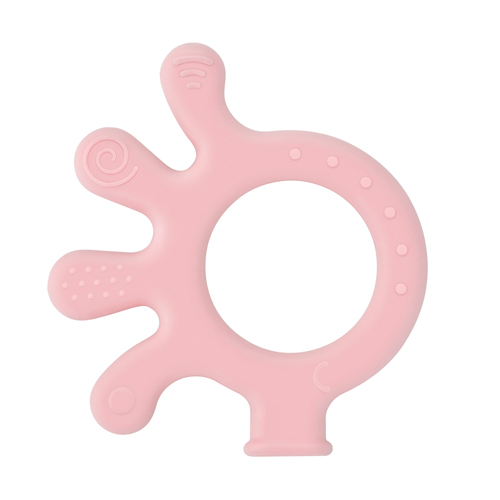 Прорезыватель для зубов BabyJem Octopus Pink 628