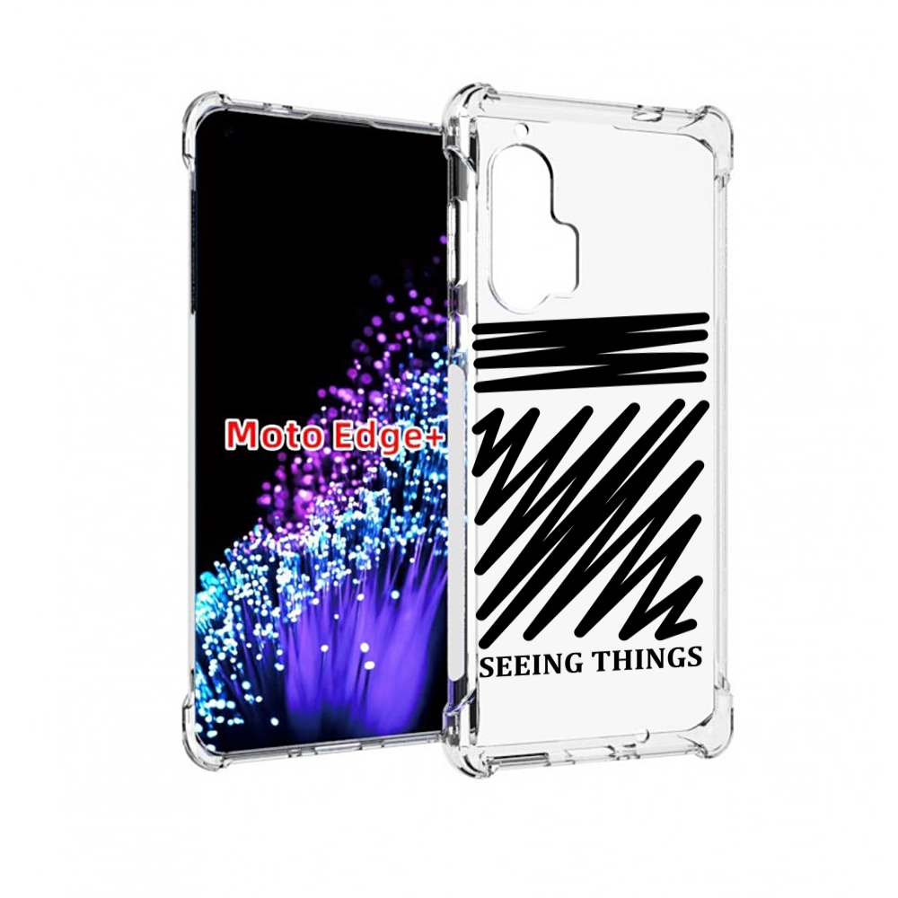 

Чехол MyPads seeing-things для Motorola Edge+ Plus, Прозрачный, Tocco