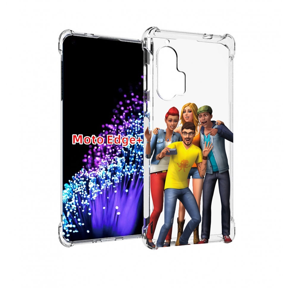 

Чехол MyPads sims для Motorola Edge+ Plus, Прозрачный, Tocco