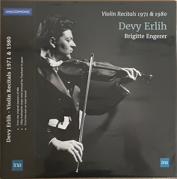 

Devy Erlih & Brigitte Engerer Violin Recitals 1971 & 1980, Violin Recitals 1971 & 1980