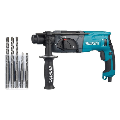 Сетевой перфоратор MAKITA HR2470 + набор D-17784