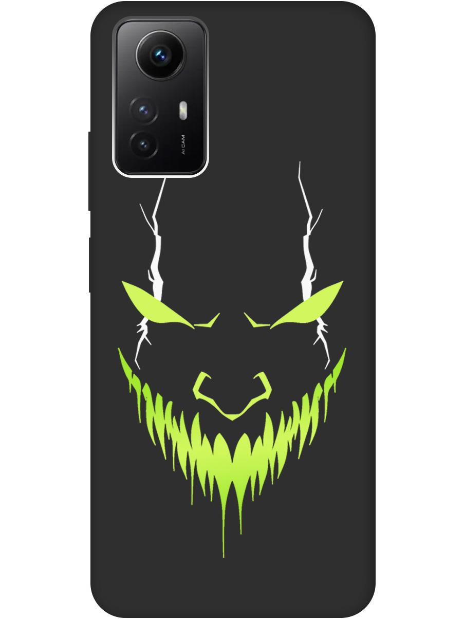 

Силиконовый чехол на Xiaomi Redmi Note 12s с принтом "Evil Face" матовый черный, Черный;белый;зеленый, 778676951