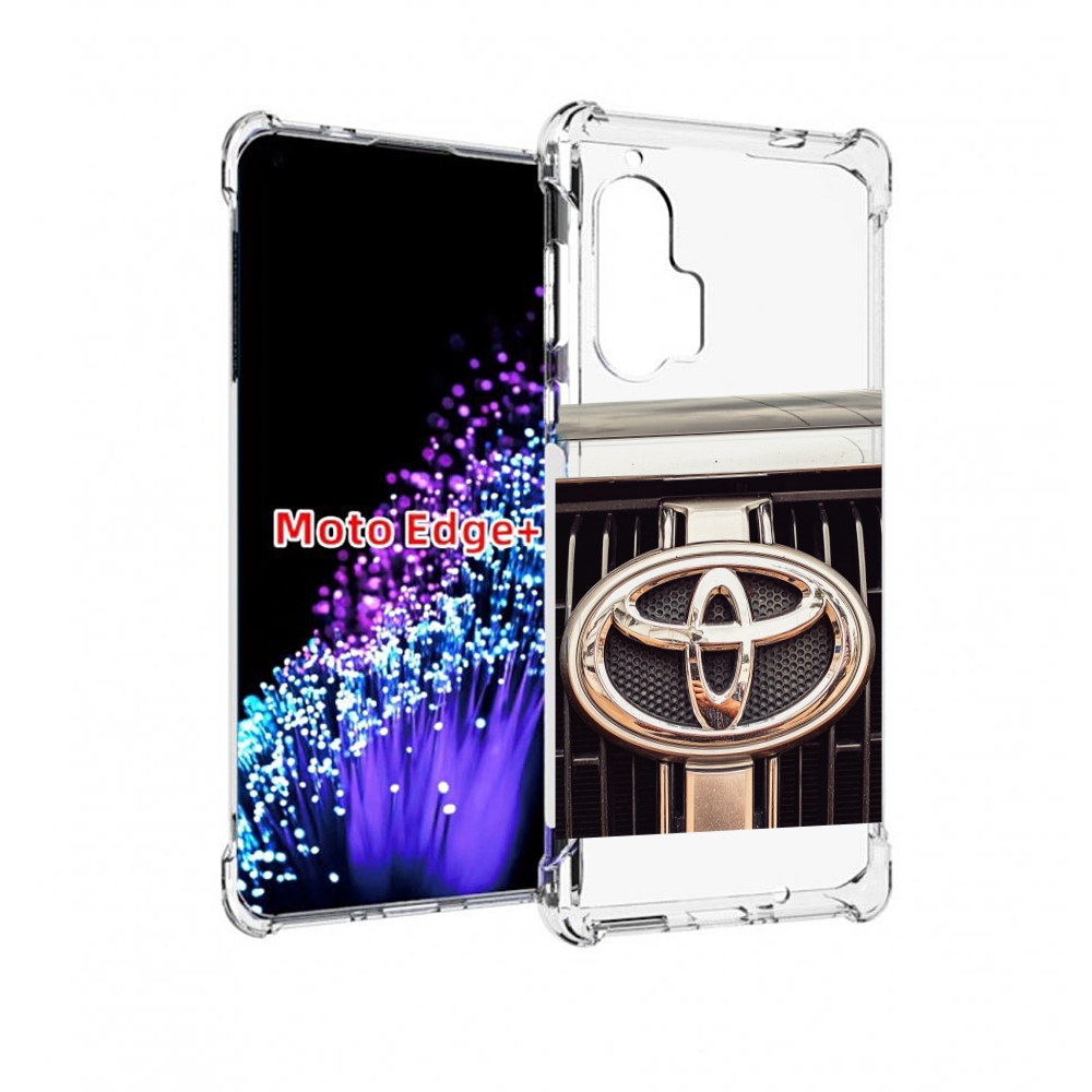 

Чехол MyPads toyota тоиота 3 для Motorola Edge+ Plus, Прозрачный, Tocco