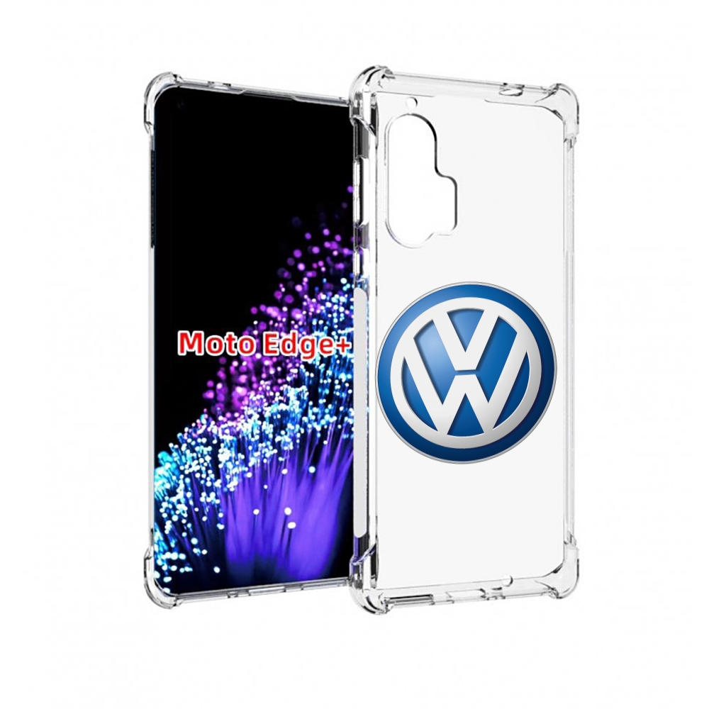 

Чехол MyPads volkswagen мужской для Motorola Edge+ Plus, Прозрачный, Tocco