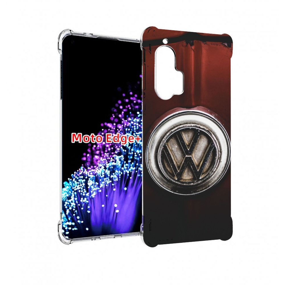 

Чехол MyPads volkwagen фольскваген 1 мужской для Motorola Edge+ Plus, Прозрачный, Tocco