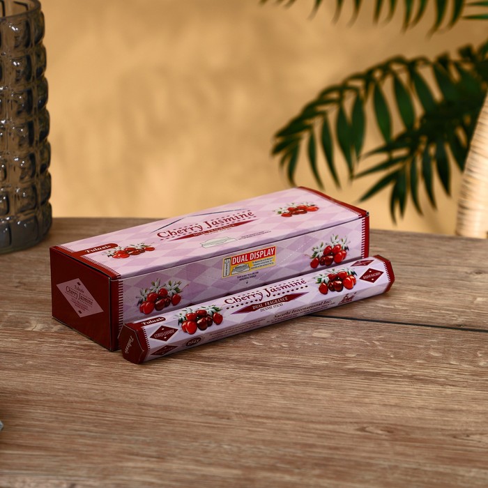 

Благовония "Tulasi" 20 аромапалочек Cherry Jasmine, Indian style