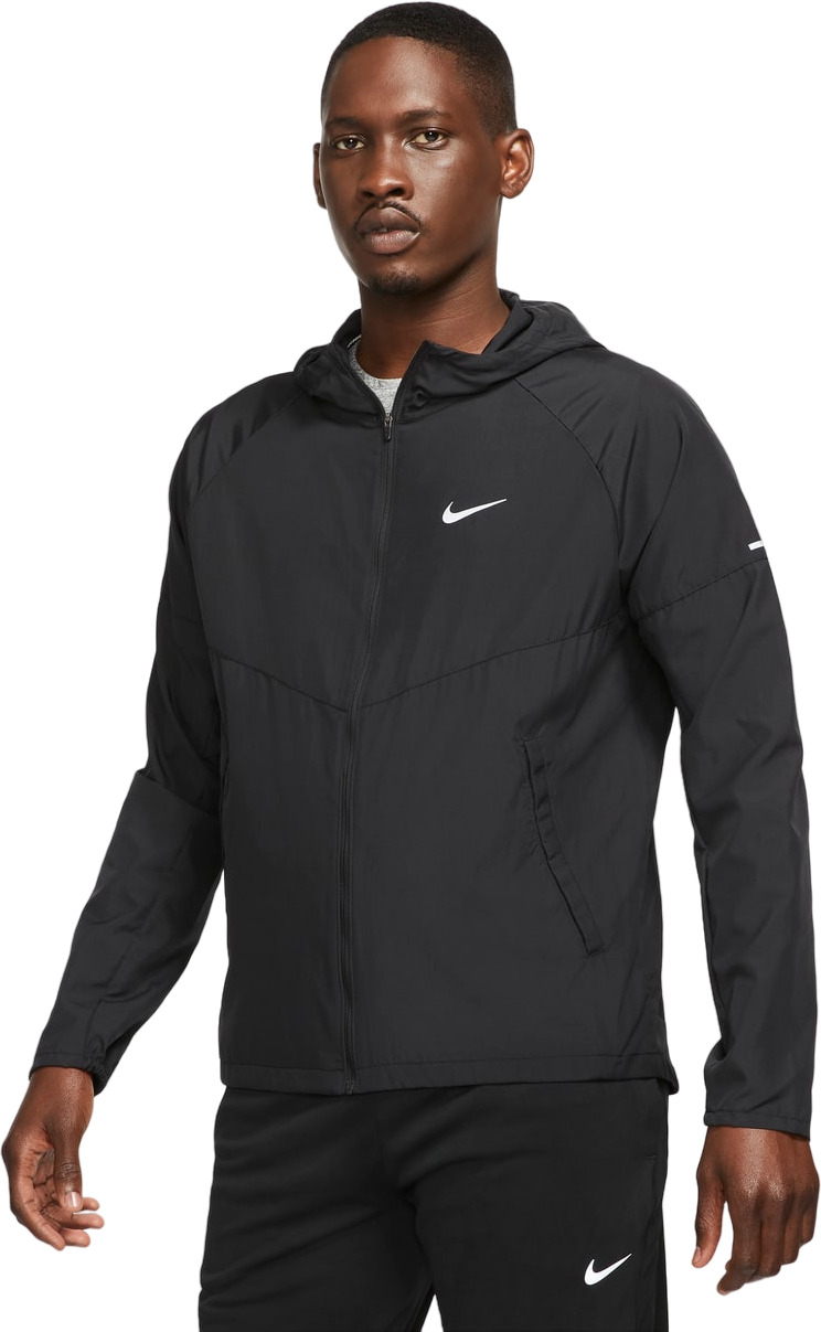 

Куртка мужская Nike M NK RPL MILER JKT черная L, Черный, M NK RPL MILER JKT