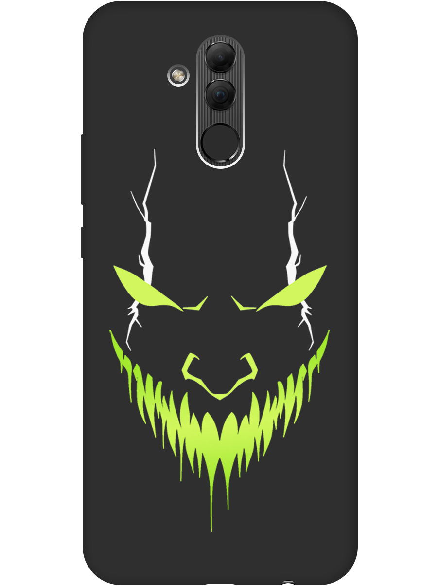 

Силиконовый чехол на Huawei Mate 20 Lite с принтом "Evil Face" матовый черный, Черный;белый;зеленый, 719355651