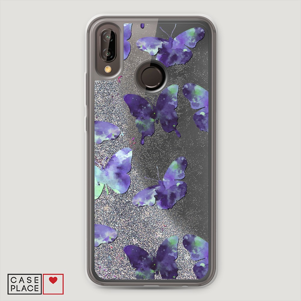 

Чехол Awog на Huawei P20 Lite/Nova 3e "Бабочки отпечатки", Разноцветный, 64491-1