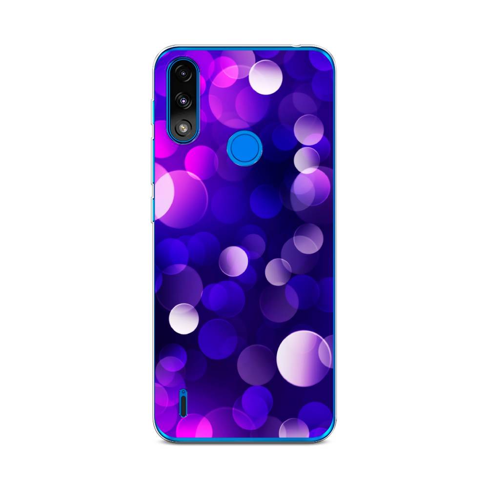 

Чехол на Lenovo K13/Motorola Moto E7 Power "Абстракция 27", Фиолетовый, 113050-3