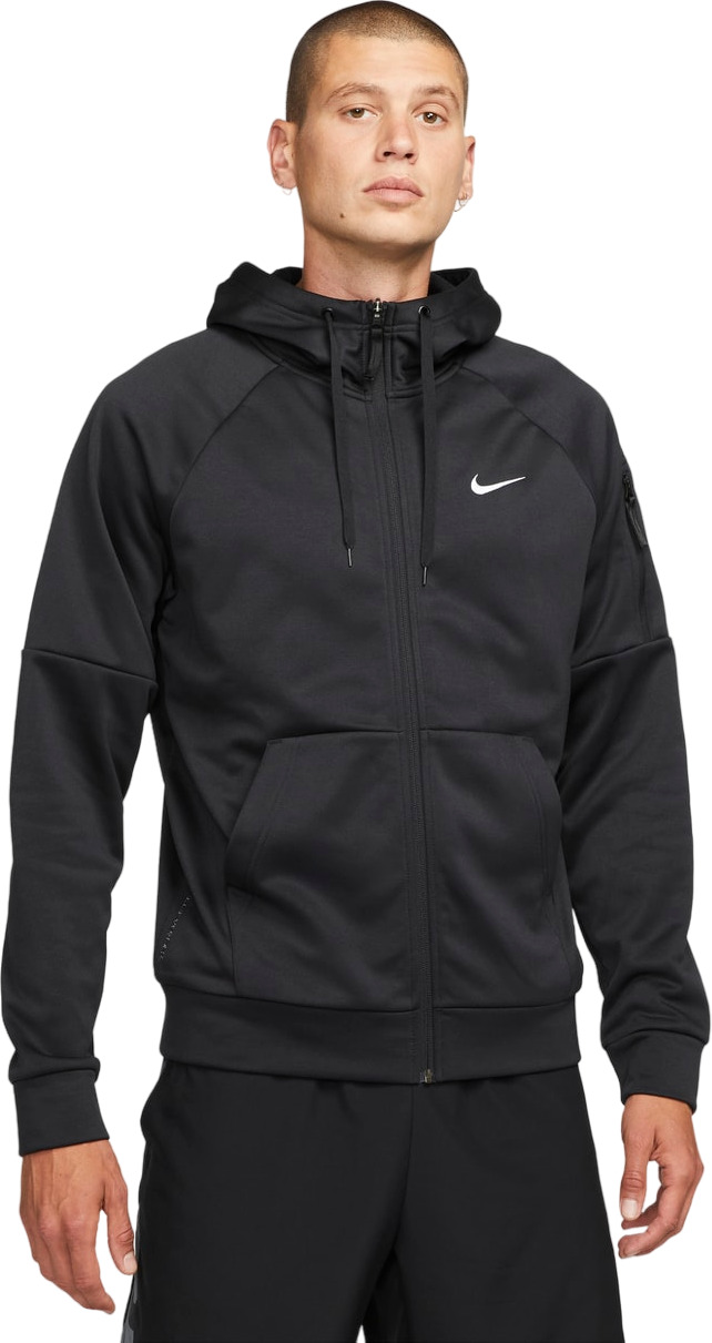 

Толстовка мужская Nike M NK TF HD FZ черная XL, Черный, M NK TF HD FZ