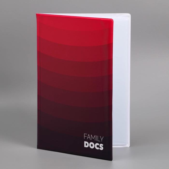 

Папка для документов "Family docs" , 8 файлов, Красный