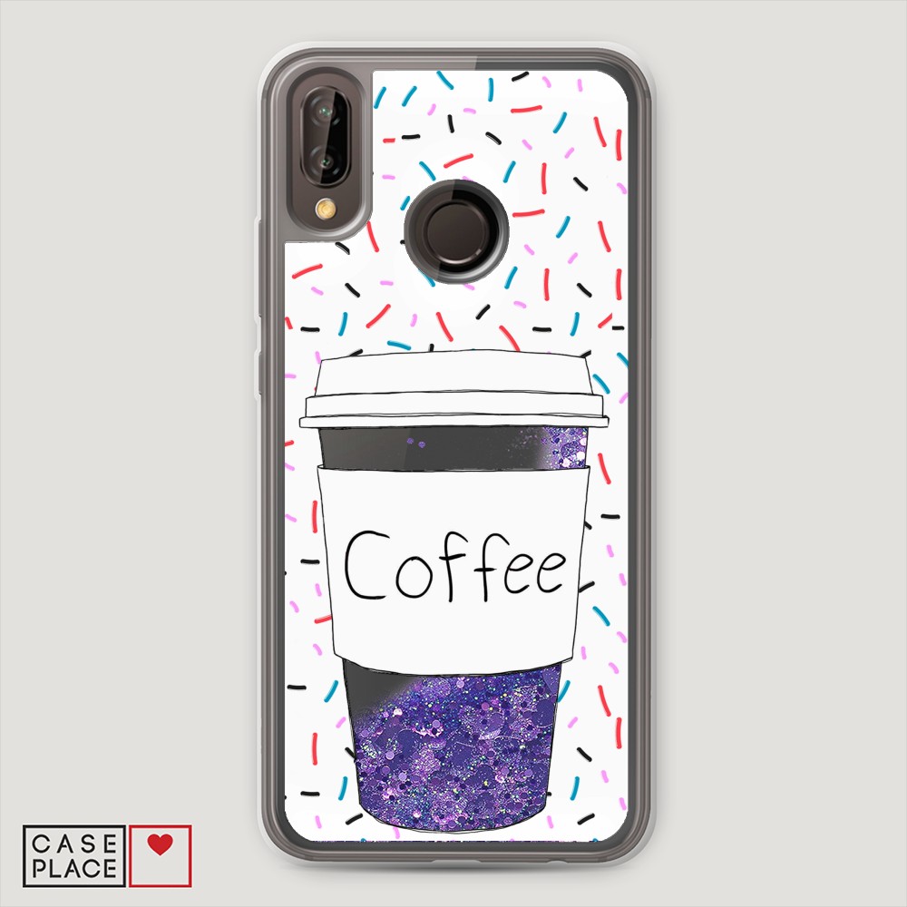 

Чехол Awog на Huawei P20 Lite/Nova 3e "Coffee прозрачный стакан", Разноцветный, 64492-1