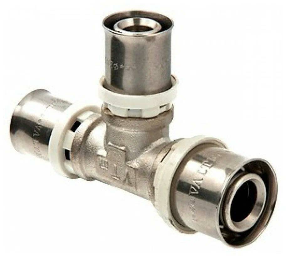 

Тройник пресс Valtec 32*26*32