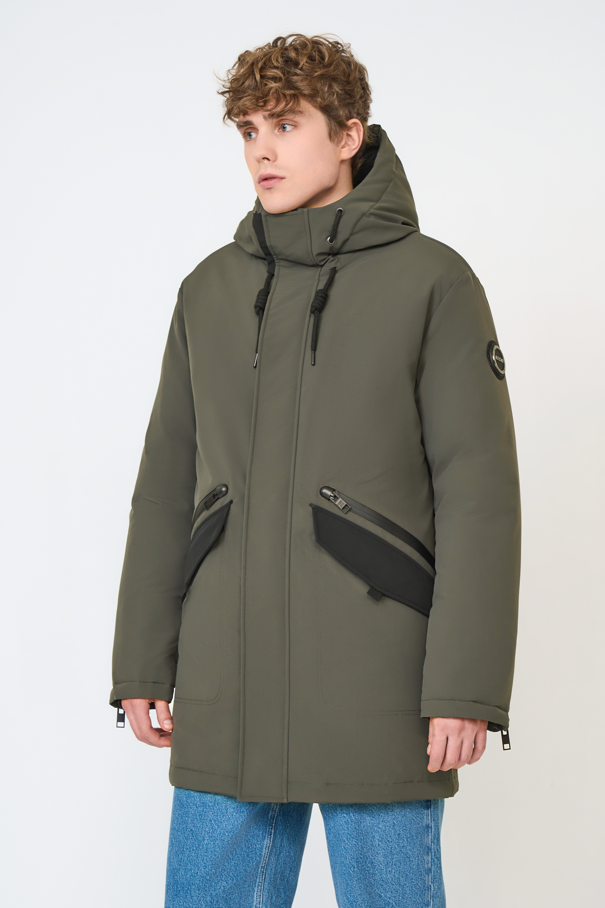 

Пуховик мужской Baon B5023518 зеленый XXL, B5023518
