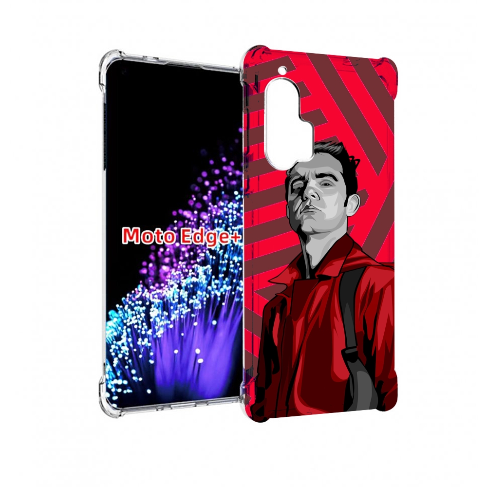 

Чехол MyPads Берлин-бумажный-дом для Motorola Edge+ Plus, Прозрачный, Tocco