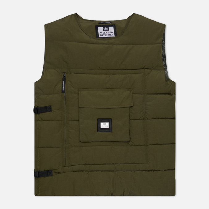 

Утепленный жилет мужской Weekend Offender JKAW2214-DGRN зеленый 2XL, JKAW2214-DGRN