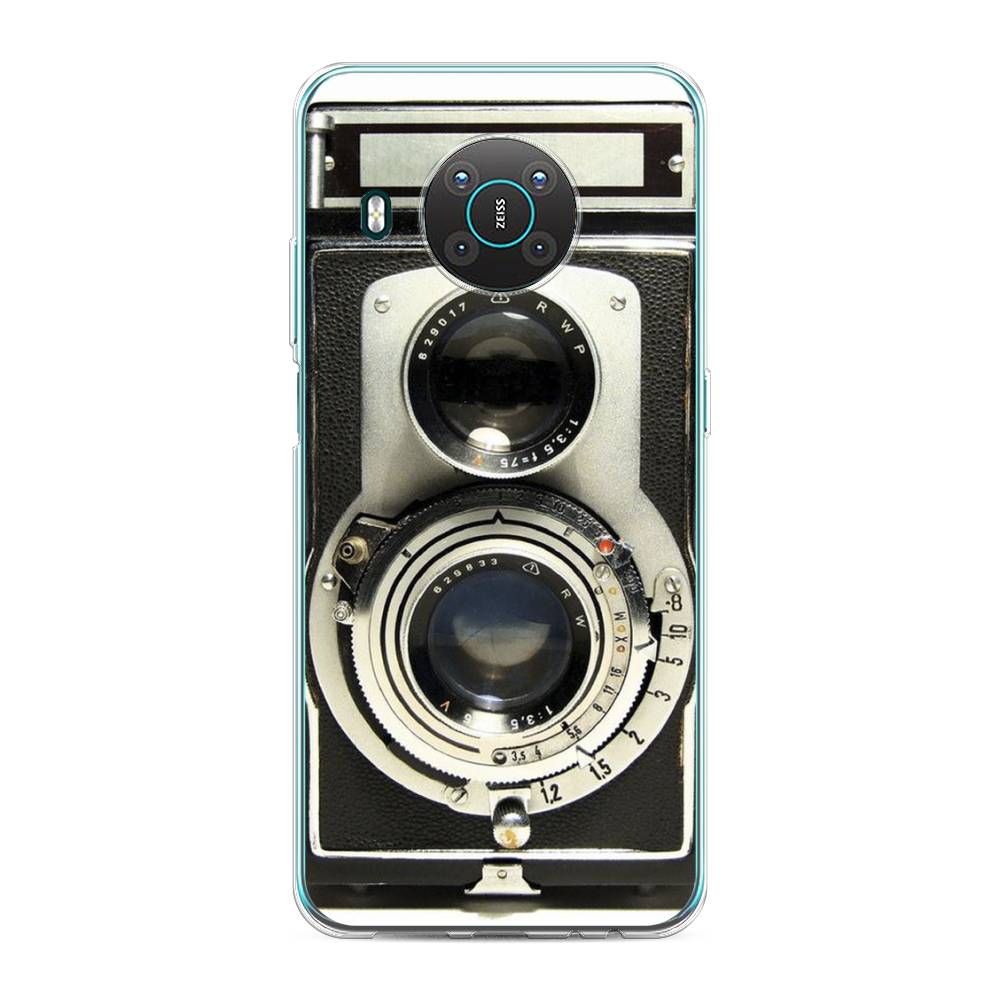 

Чехол на Nokia X20 "Старинный фотоаппарат", Серый;черный, 124750-6