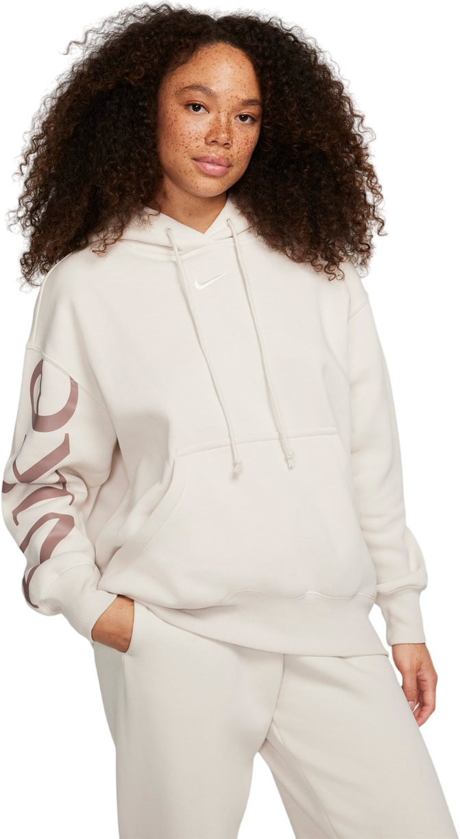 

Худи женское Nike W NSW PHNX FLC OS LOGO HDY бежевое L, Бежевый, W NSW PHNX FLC OS LOGO HDY