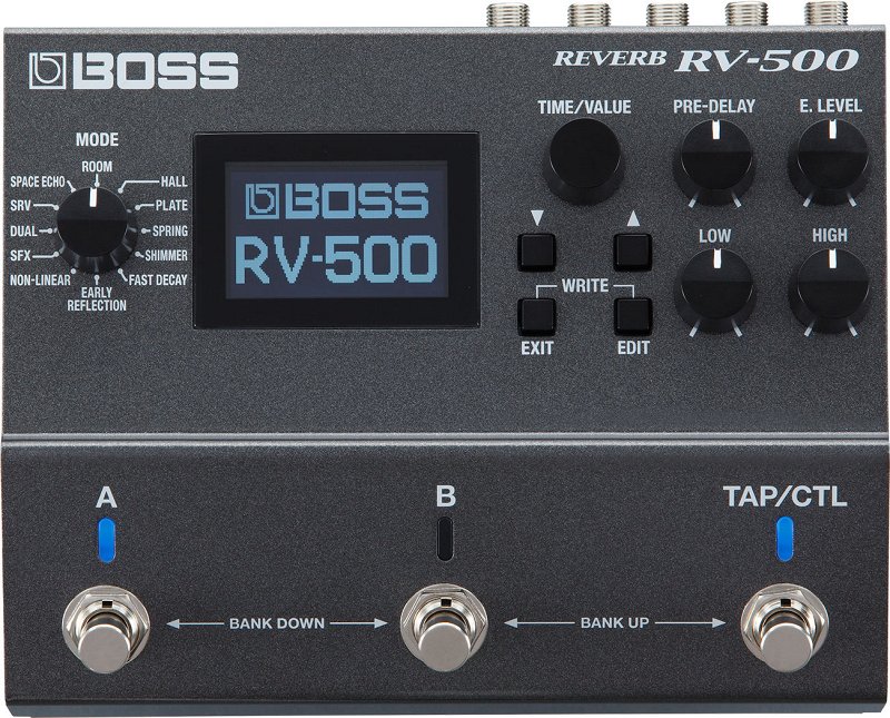 

BOSS RV-500 процессор эффектов ревербератор, BOSS RV-500