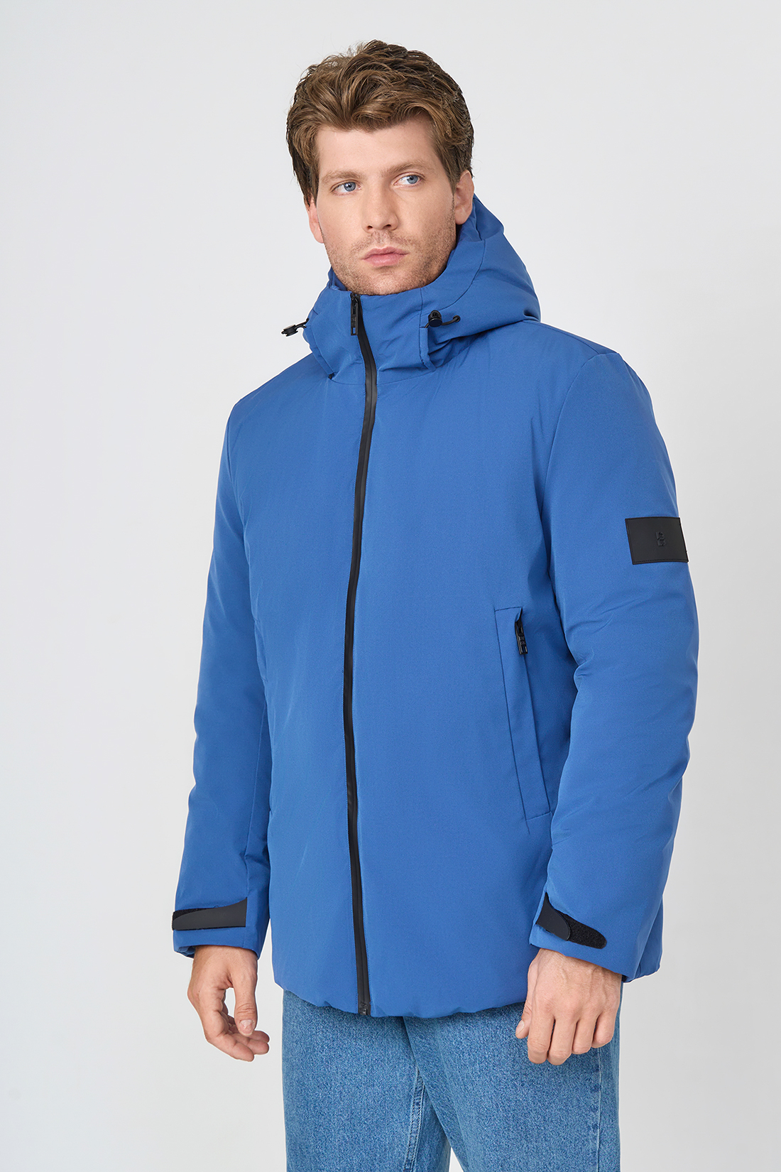 

Зимняя куртка мужская Baon B5323509 синяя XL, Синий, B5323509