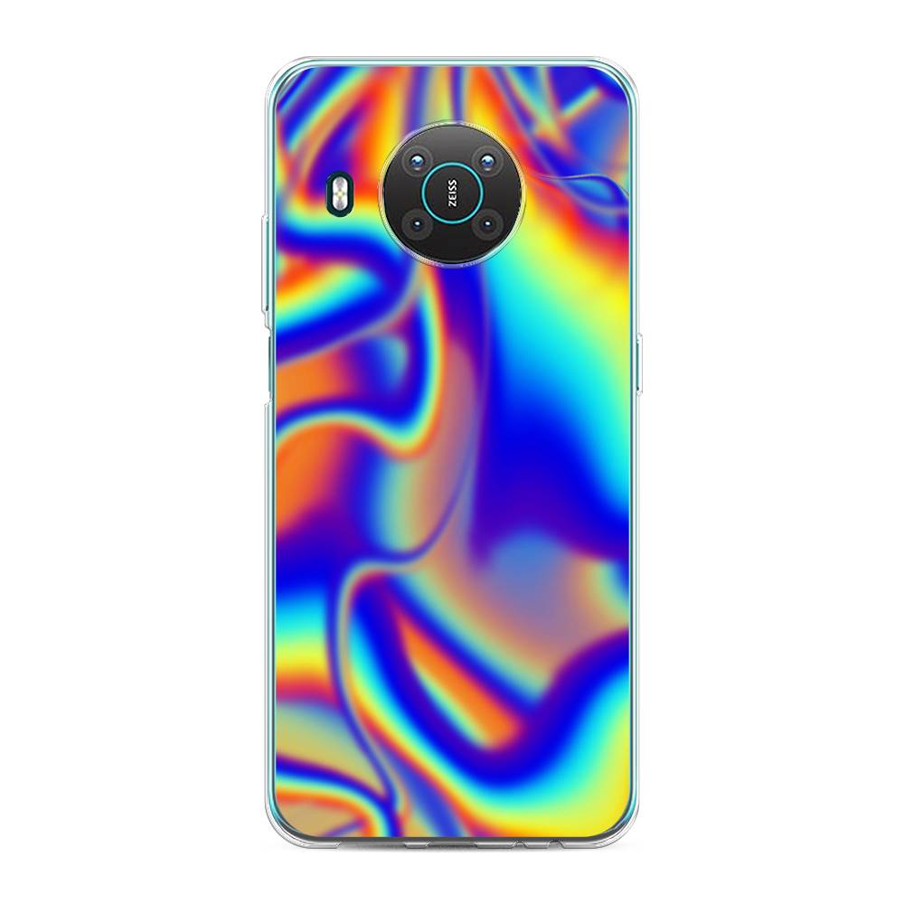 

Чехол на Nokia X20 "Яркая голограмма", Разноцветный, 124750-3