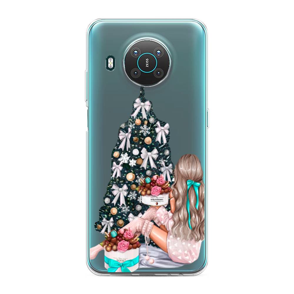 

Чехол на Nokia X20 "New Year", Зеленый;бежевый;голубой, 124750-5
