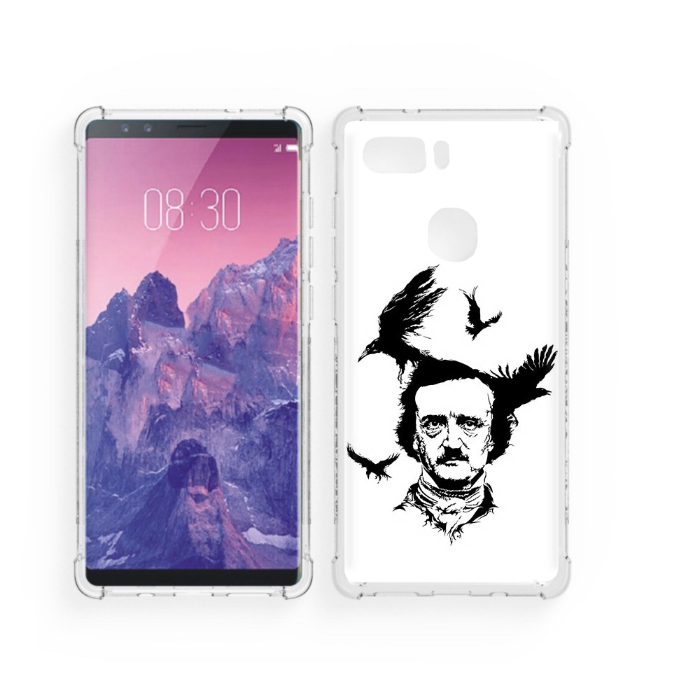 

Чехол MyPads Tocco для ZTE Nubia Z17S Эдгар Аллан черно белый (PT94929.470.204), Прозрачный, Tocco