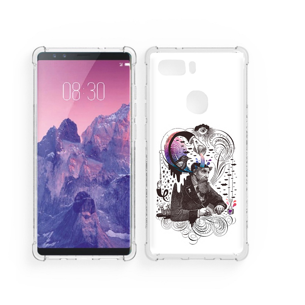 Чехол MyPads Tocco для ZTE Nubia Z17S абстракция думающий мужчина (PT94929.470.210)
