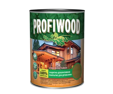 фото Защитно-декоративное покрытие для древесины empils profiwood калужница 0,7 кг