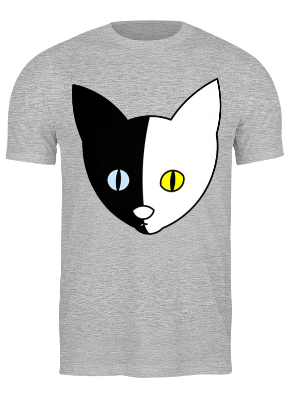 

Футболка мужская Printio Cats here 2984566 серая S, Серый, Cats here 2984566