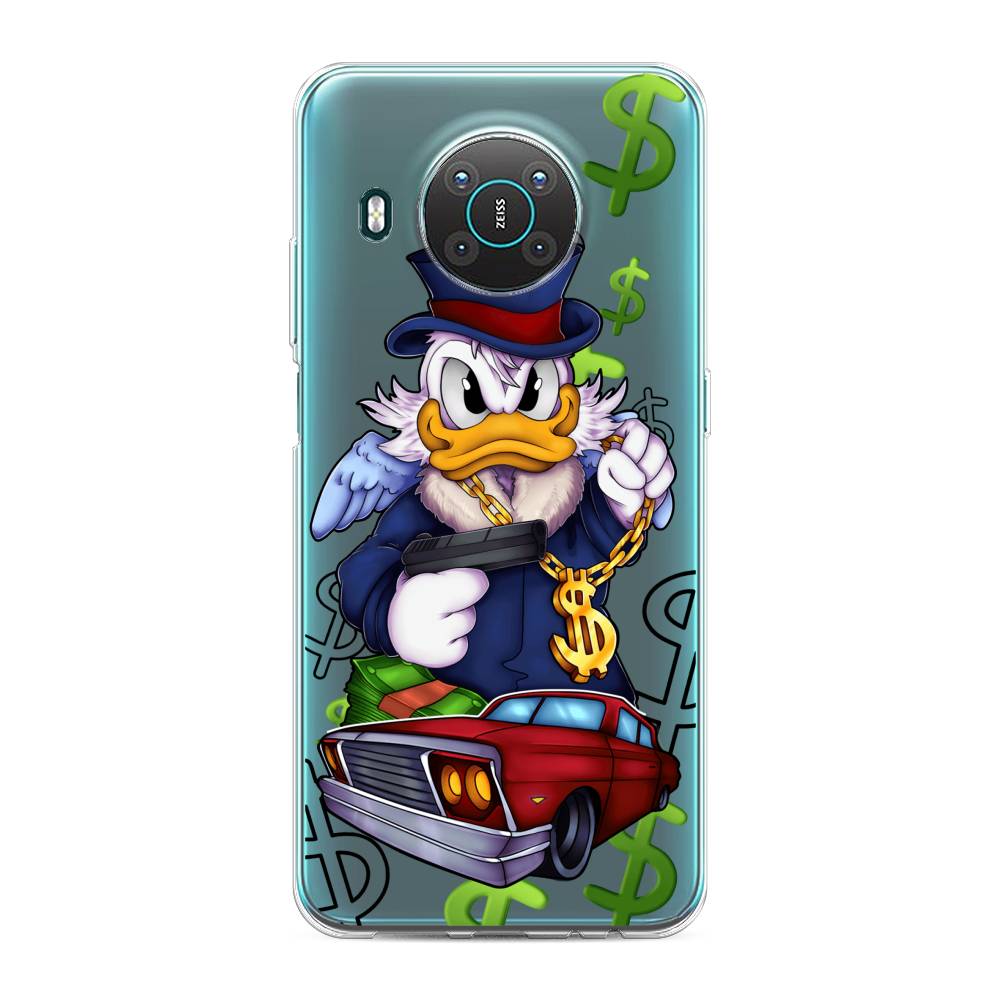 

Чехол на Nokia X20 "Scrooge McDuck with a Gold Chain", Красный;синий;белый, 124750-6