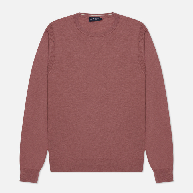 Мужская толстовка Hackett Bamboo Crew Neck бордовый, Размер XL