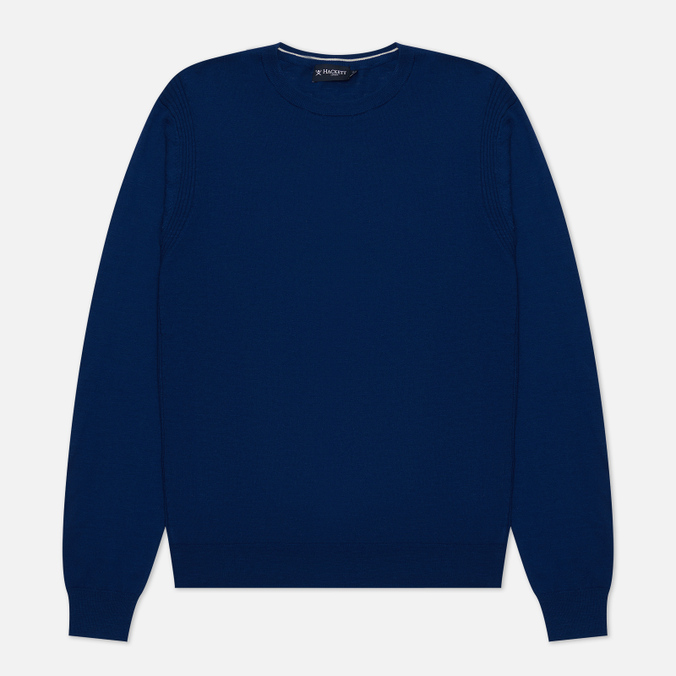 Мужская толстовка Hackett Bamboo Crew Neck синий, Размер S