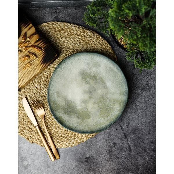 

Тарелка десертная Porland Stoneware Selene 22 см., каменная керамика, Серый