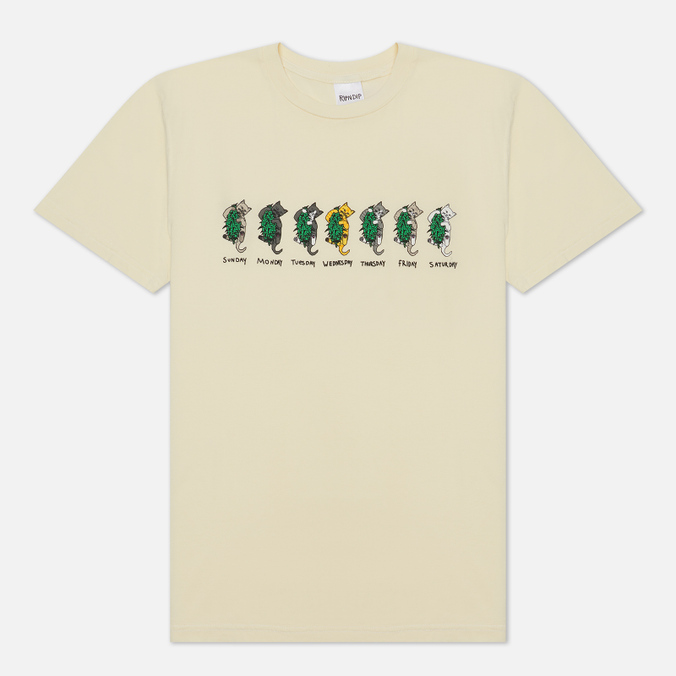 Мужская футболка Ripndip Days Of The Week белый, Размер L