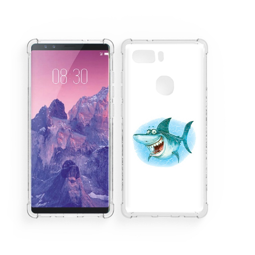 

Чехол MyPads Tocco для ZTE Nubia Z17S веселая акула (PT94929.470.261), Прозрачный, Tocco