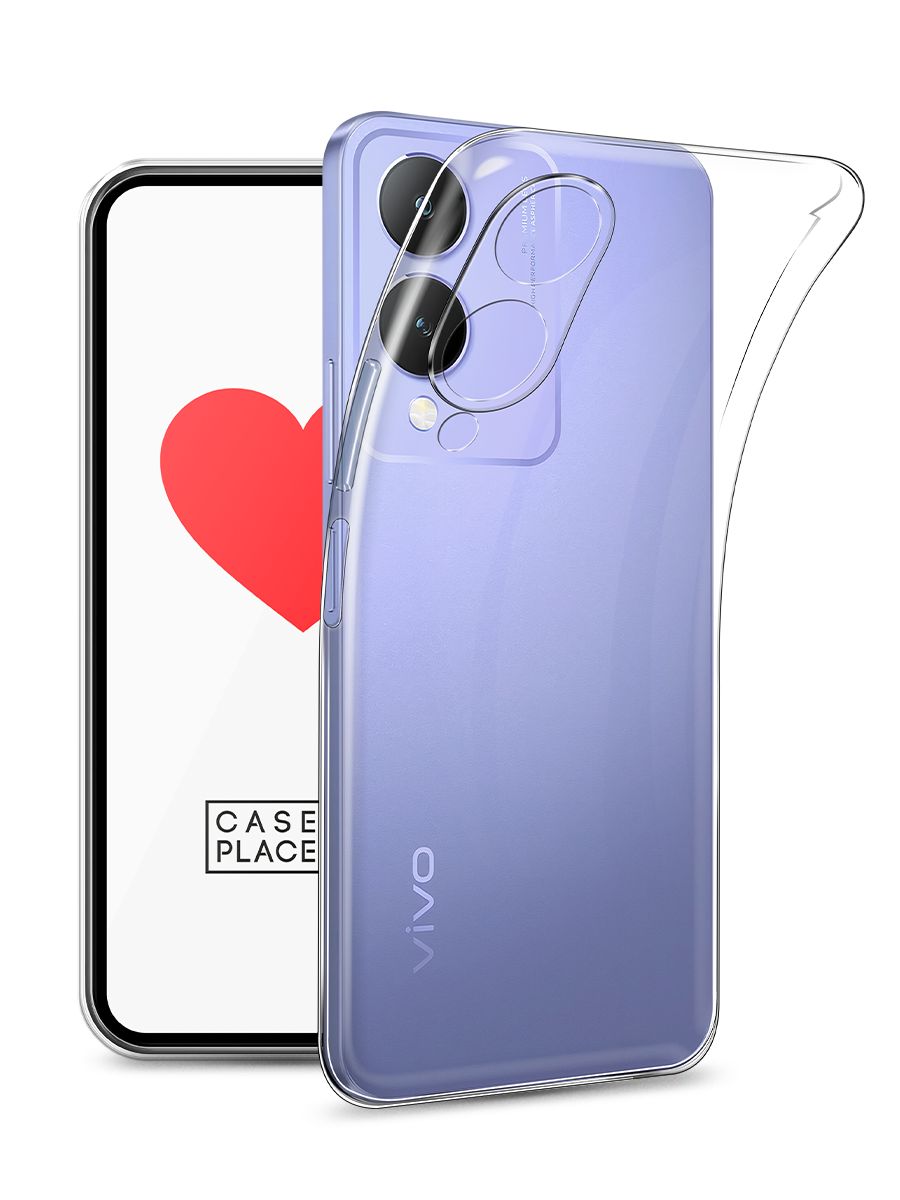 

Чехол на Vivo Y17s прозрачный, 269850-1