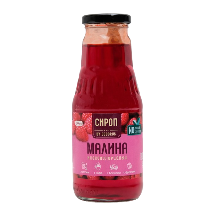 

Сироп низкоколорийный "BARNALEY", малина, 0,33 л