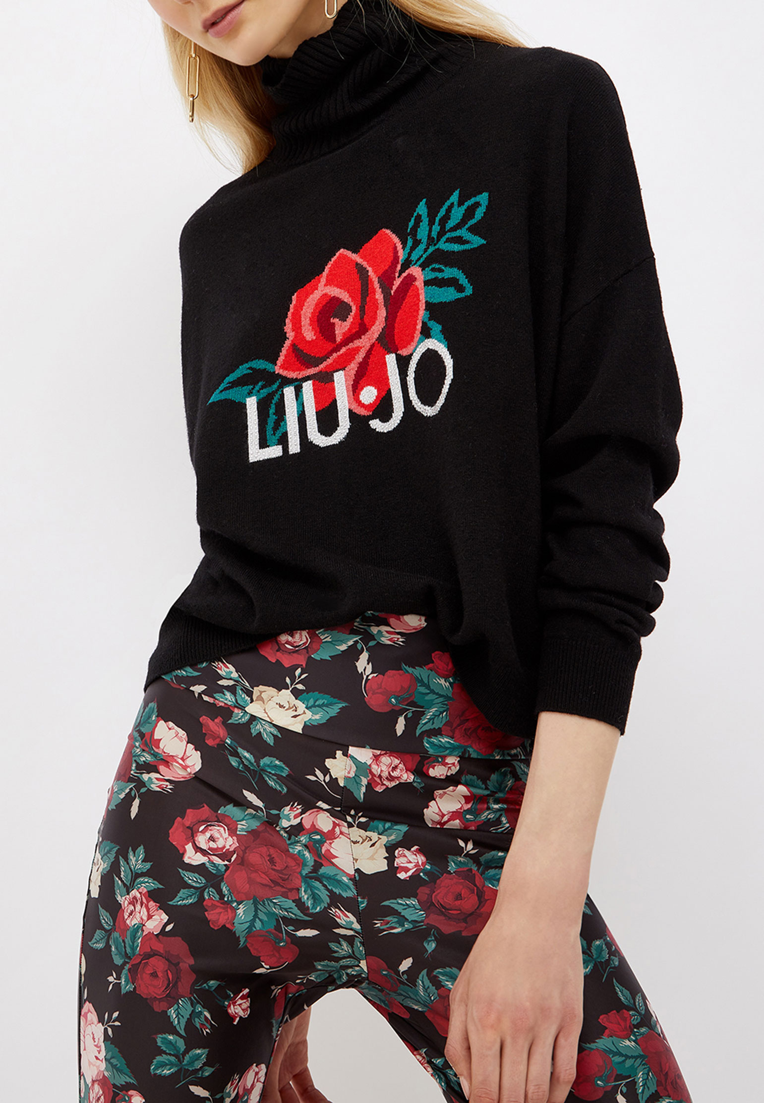 

Свитер женский Liu Jo 135174 черный M, 135174