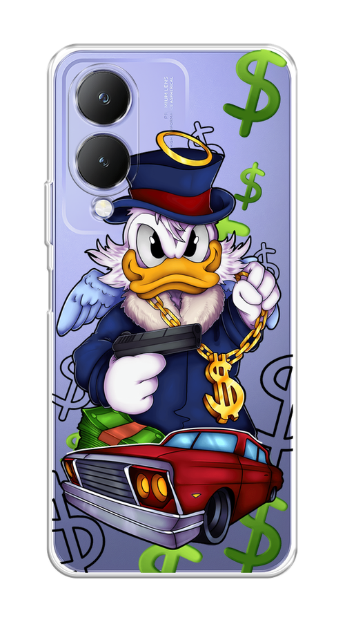 

Чехол на Vivo Y17s "Scrooge McDuck with a Gold Chain", Красный;синий;белый, 269850-1