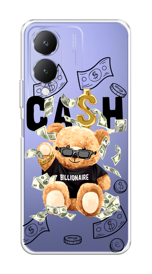 

Чехол на Vivo Y17s "Big cash", Черный;серый;бежевый, 269850-1