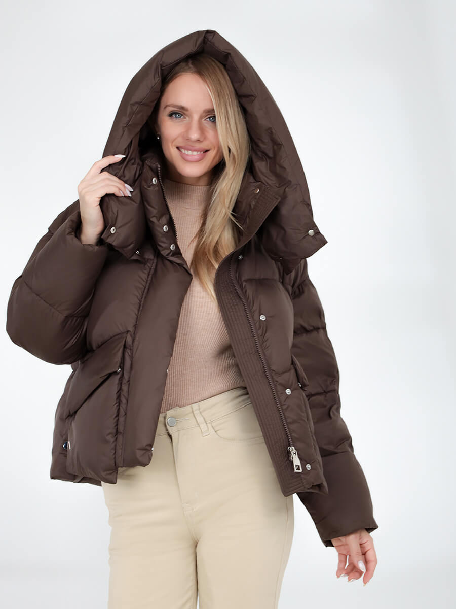 

Куртка женская Vitacci CLA143-04 коричневая 48-50 RU, Коричневый, CLA143-04