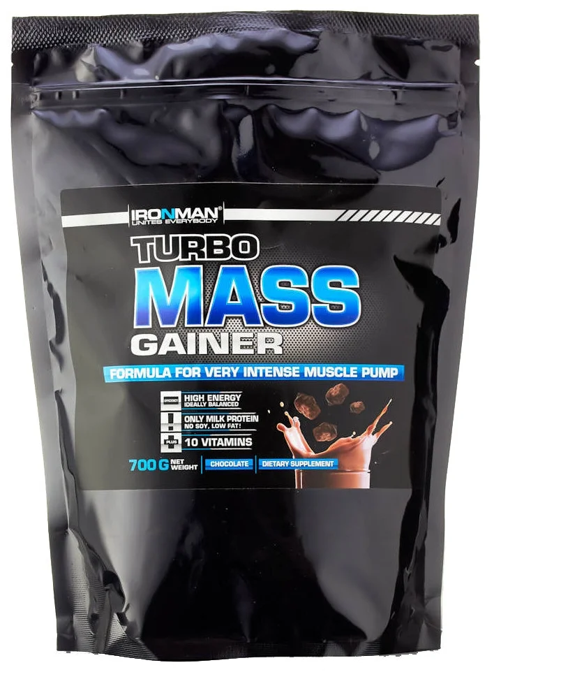 

Гейнер Ironman Turbo Mass, шоколад, 700 г
