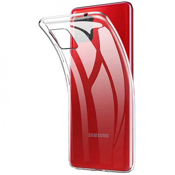 фото Tpu чехол epik clear case для samsung galaxy a81 (прозрачный)