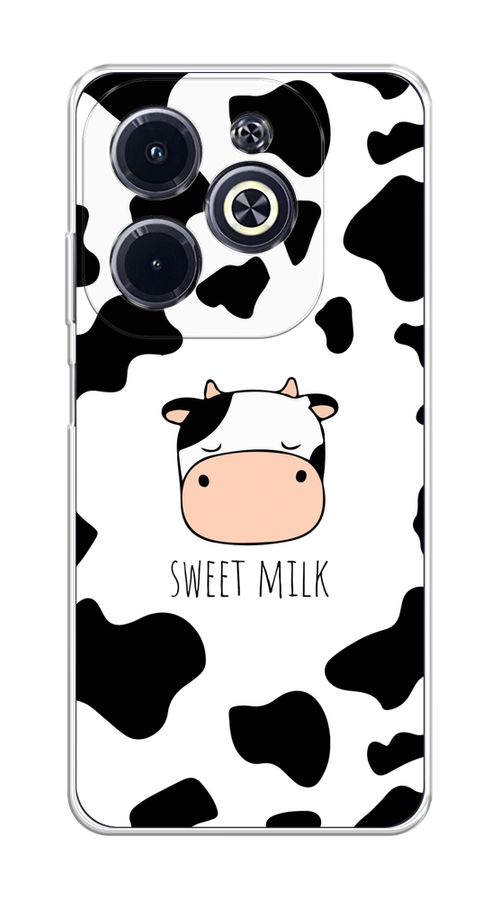 

Чехол на Infinix Hot 40i "Sweet milk", Розовый;белый;черный, 3105450-1