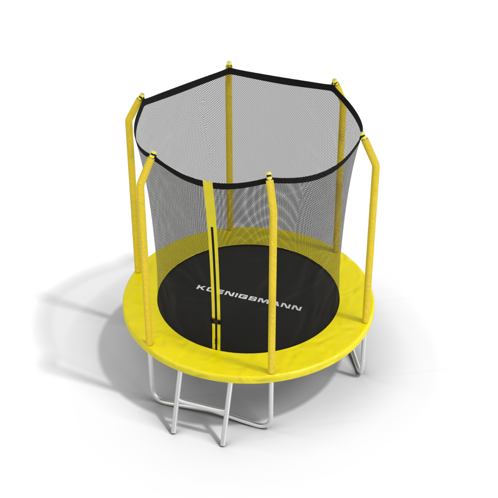 Батут Koenigsmann T-6 183 см, желтый