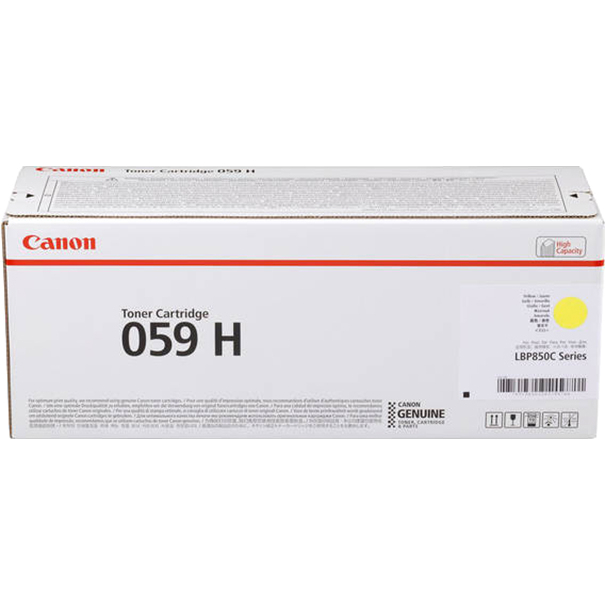 

Картридж для лазерного принтера Canon 059 H (3624C001) желтый, оригинальный, 059 H