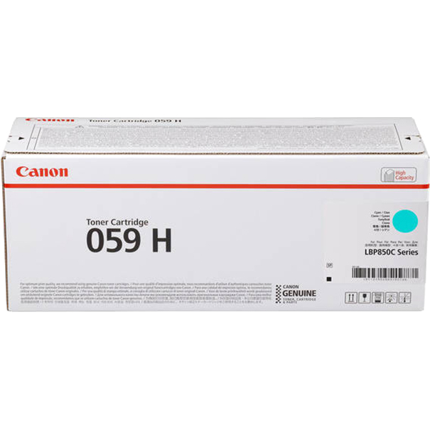 

Картридж для лазерного принтера Canon 059 H (3626C001) голубой, оригинальный, 059 H